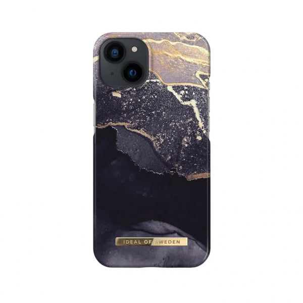 Viedtālruņa aizmugurējais vāciņš Apple iPhone 11 Golden Twilight Marble - Zelta tumši zila ar dizainu