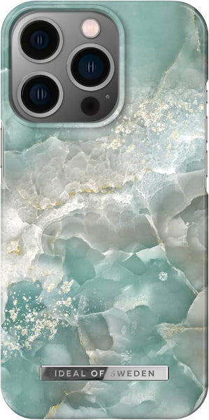 Viedtālruņa aizmugurējais vāciņš Apple iPhone 16 Pro Azura Marble - Zila,Piparmētru,Ar Dizainu