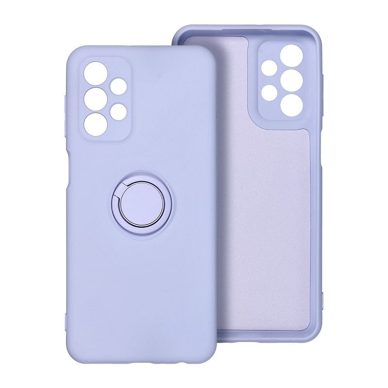 Viedtālruņa aizmugurējais vāciņš Samsung Galaxy A35 Silicone Ring - Violeta