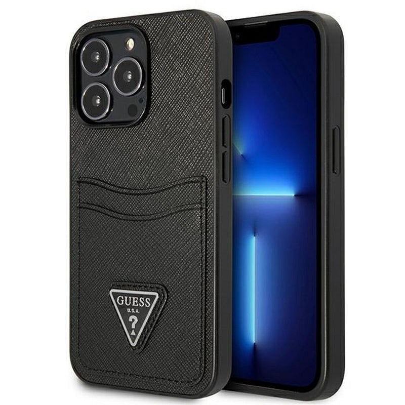 Apple iPhone 13 Pro Saffiano Double Card - Dažādās krāsās