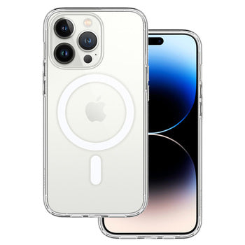 Viedtālruņa aizmugurējais vāciņš Apple iPhone 14 Pro Acrylic Mag - Caurspīdīga
