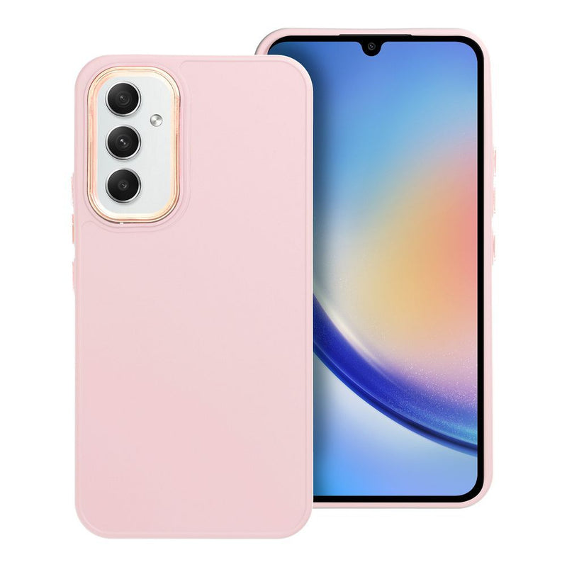 Viedtālruņa aizmugurējais vāciņš Samsung Galaxy A54 Frame Case - Purpura