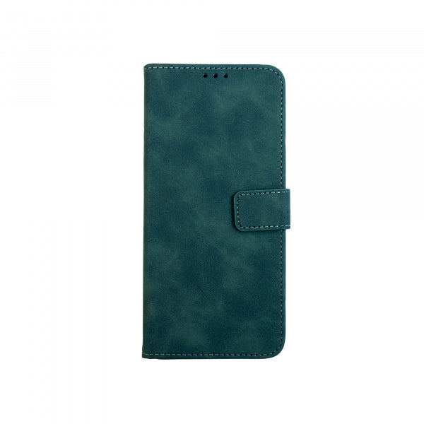 Viedtālruņa atveramais maciņš Samsung Galaxy A33 Smart Velvet - Tumši zaļa