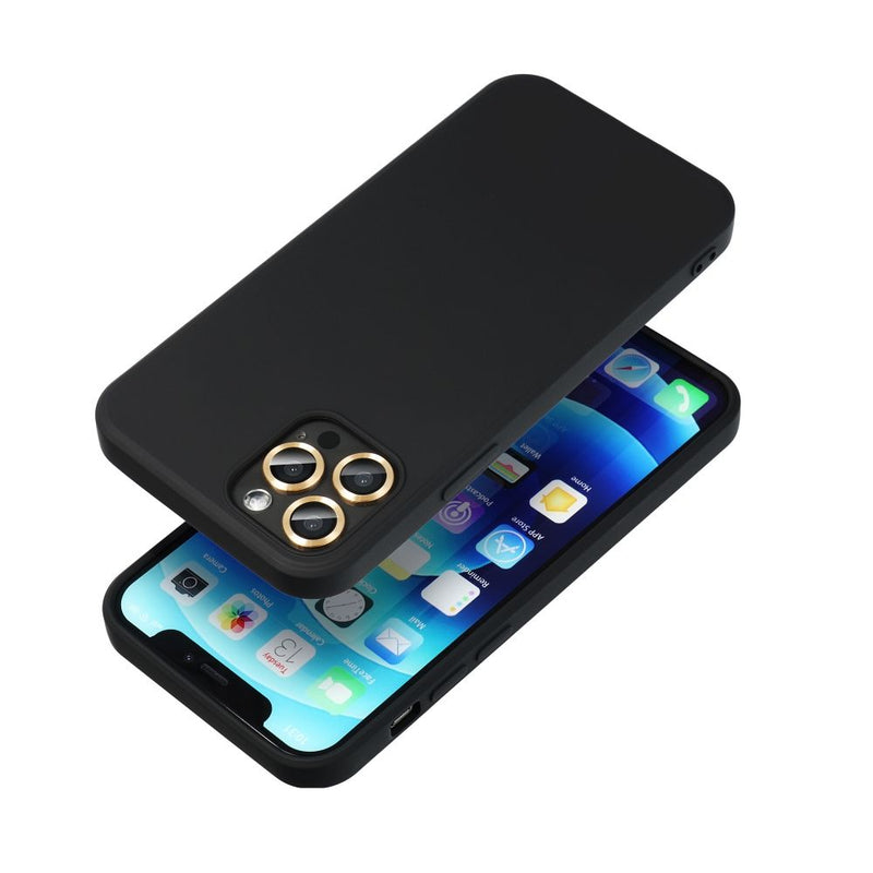 Viedtālruņa aizmugurējais vāciņš Samsung Galaxy S25 Edge Silicon - Melna