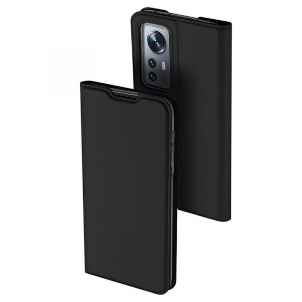 Xiaomi 12x Skin Leather - Melna