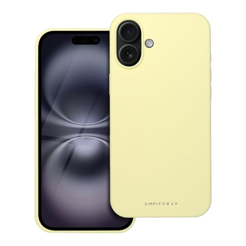 Viedtālruņa aizmugurējais vāciņš Apple iPhone 16 Plus Cloud Skin - Dzeltena