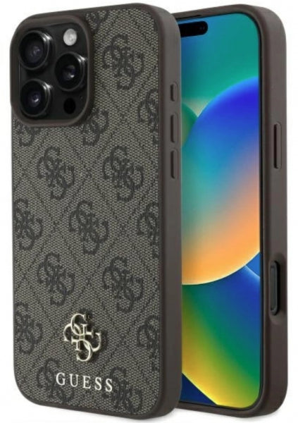 Viedtālruņa aizmugurējais vāciņš Apple iPhone 16 Pro Max Hardc Clas Mag - Brūna
