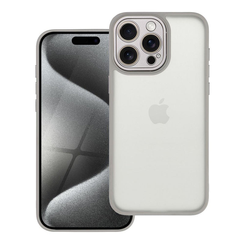 Viedtālruņa aizmugurējais vāciņš Apple iPhone 15 Pro Max Variete - Pelēka