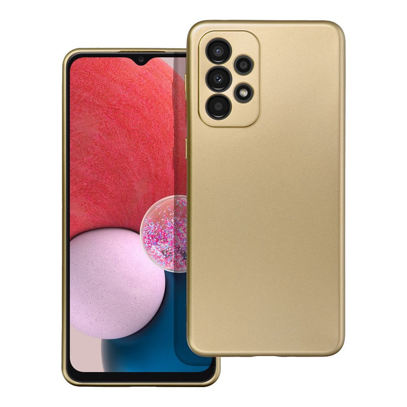 Viedtālruņa aizmugurējais vāciņš Samsung Galaxy A53 Metalic Case - Zelta