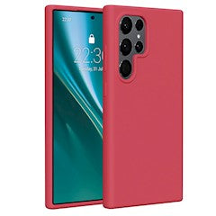 Viedtālruņa aizmugurējais vāciņš Samsung Galaxy S24 Ultra Silicone Case - Rozā