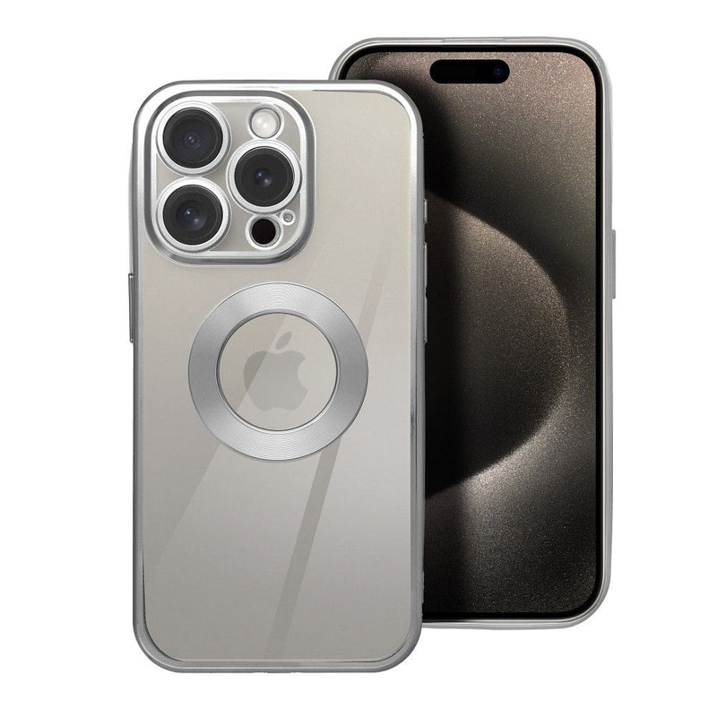 Viedtālruņa aizmugurējais vāciņš Apple iPhone 16 Case Glam - Sudraba