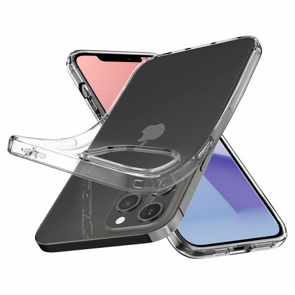 Viedtālruņa aizmugurējais vāciņš Apple iPhone 12 Pro Max Liquid Crystal - Caurspīdīga