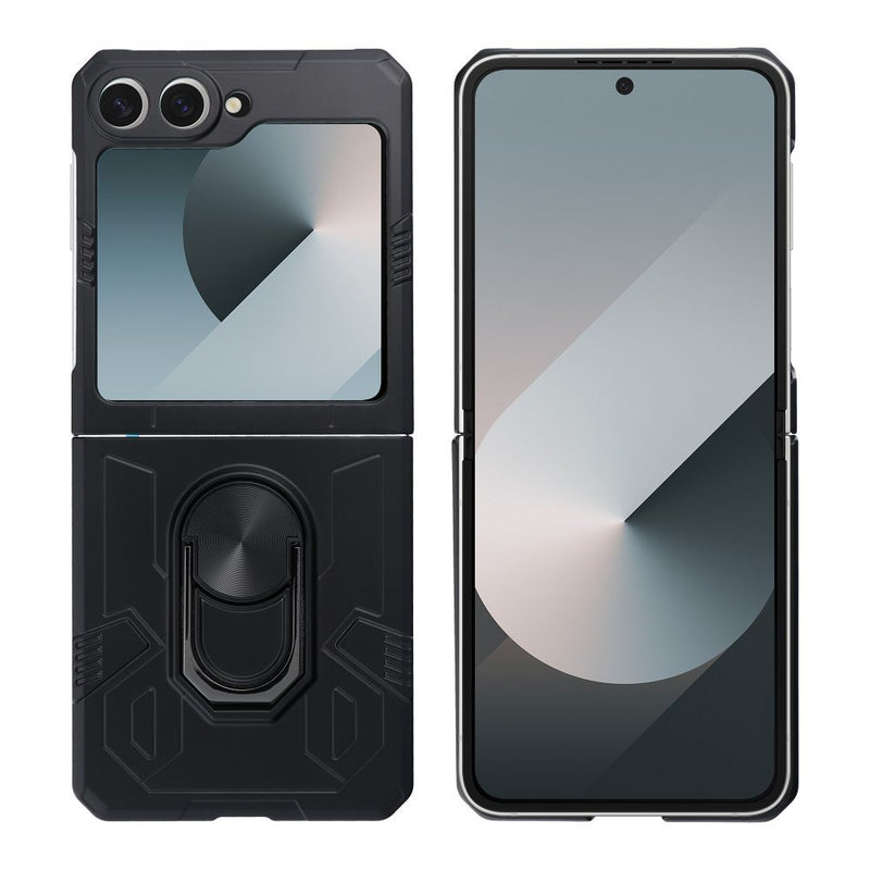 Viedtālruņa aizmugurējais vāciņš Samsung Galaxy Z Flip 6 Armor - Melna
