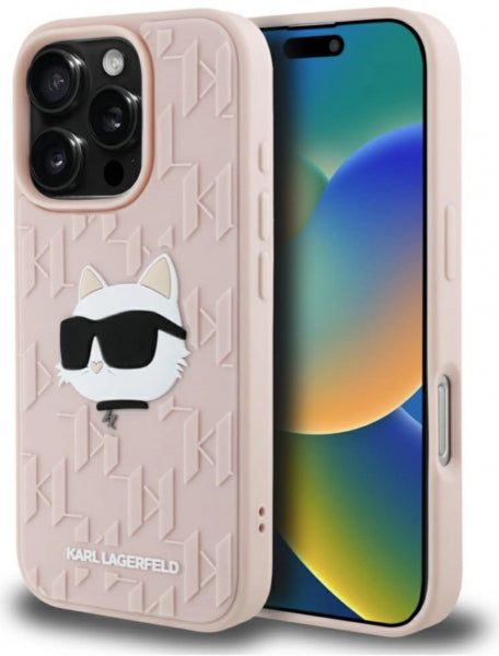 Viedtālruņa aizmugurējais vāciņš Apple iPhone 16 Pro Max Rubber Mon - Rozā