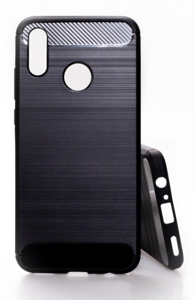 Viedtālruņa aizmugurējais vāciņš Huawei P Smart 2019 Carbon - Melna