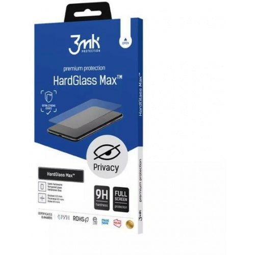 Viedtālruņa aizsargstikls Apple iPhone 15 Pro Hardglassmaxprivacyblack