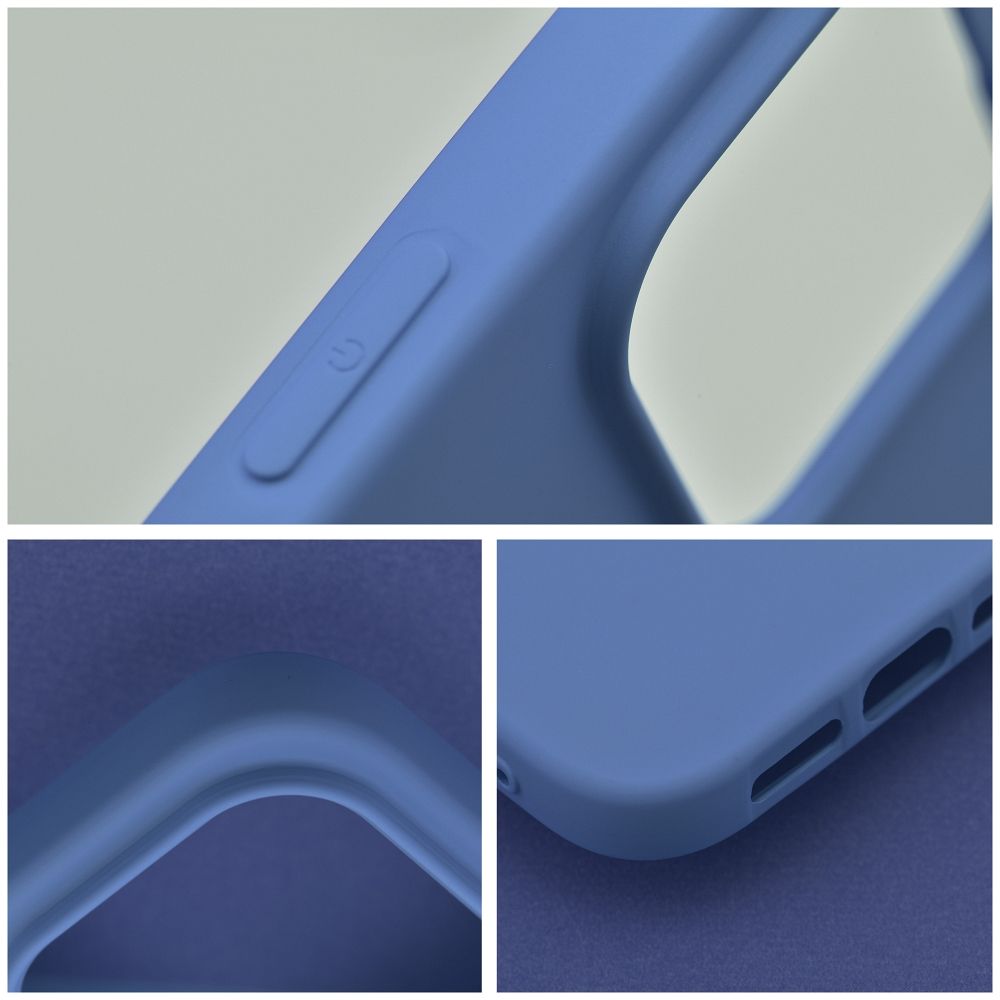 Viedtālruņa aizmugurējais vāciņš Apple iPhone 16 Pro Max Silicone case - Zila