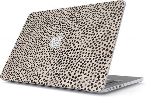 Datora vāks Apple Macbook Air 13 A1932 / A2179 / A2337 / Pro 13 A2289 / A2251 - Krēmkrāsas ar dizainu