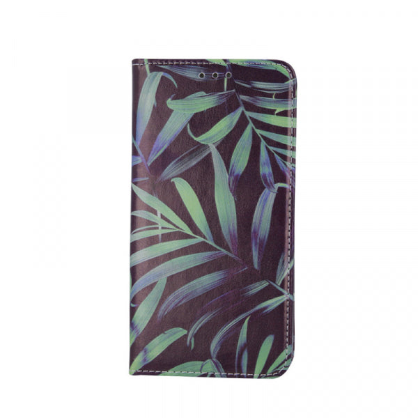 Viedtālruņa atveramais maciņš Apple iPhone 12 Mini Trendy Plants3 - Miksēta ar dizainu