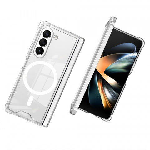 MagSafe Plastikāta Vāciņš Samsung Galaxy Z Fold 5 5G / Z Flip 5 5G - Caurspīdīga