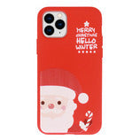 Viedtālruņa aizmugurējais vāciņš Xiaomi Redmi Note 9s Christmas Design 7 - Sarkana miksēta