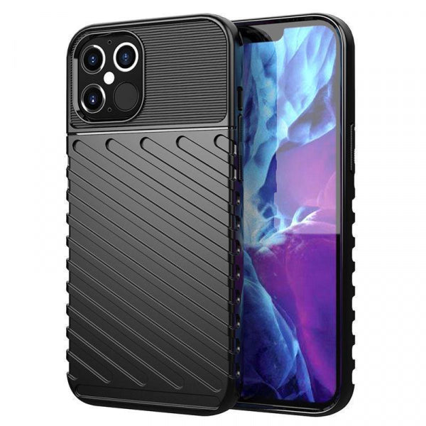 Viedtālruņa aizmugurējais vāciņš Samsung Galaxy S23 Ultra Thunder - Melna