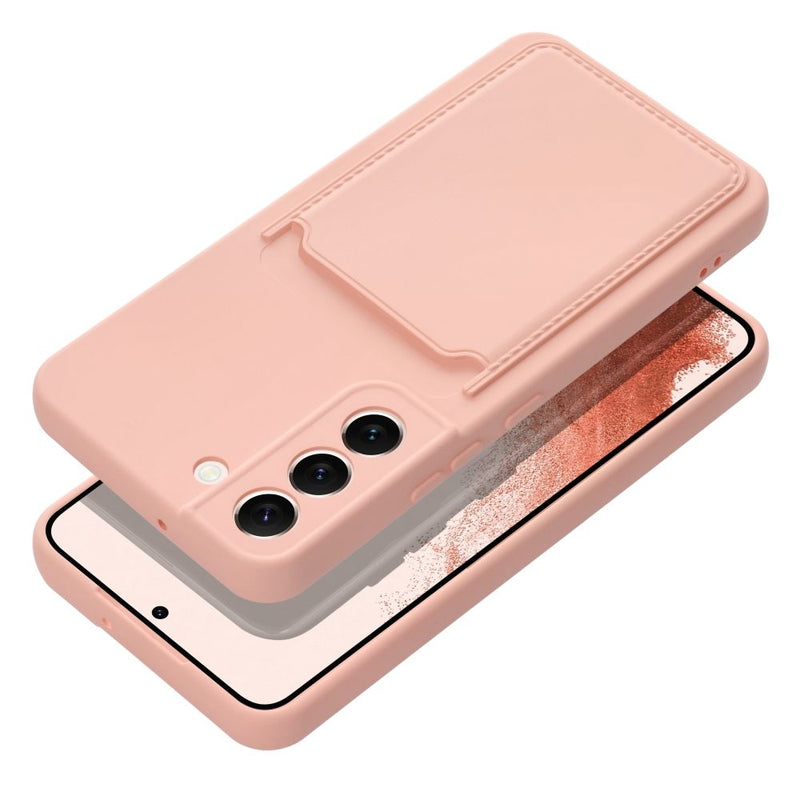 Viedtālruņa aizmugurējais vāciņš Samsung Galaxy A35 Card case - Rozā