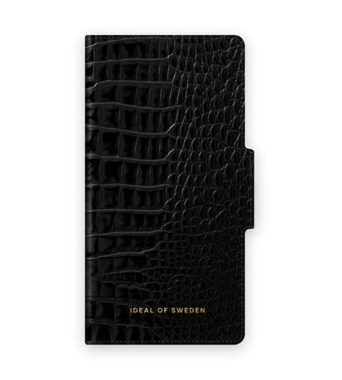 Viedtālruņa atveramais maciņš Samsung Galaxy S23 Neo Noir Croco - Melna