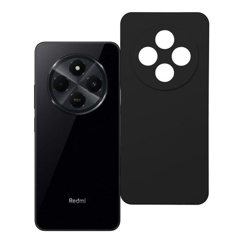 Viedtālruņa aizmugurējais vāciņš Xiaomi Redmi 14C SILICON - Melna