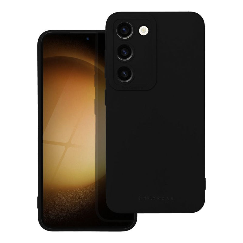 Viedtālruņa aizmugurējais vāciņš Samsung Galaxy S23 Luna - Melna
