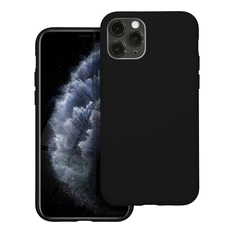 Viedtālruņa aizmugurējais vāciņš Apple iPhone 11 Pro SILICON - Melna