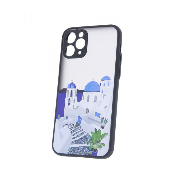 Viedtālruņa aizmugurējais vāciņš Samsung Galaxy S22 Ultra Trendy City 1 - Caurspīdīga ar dizainu