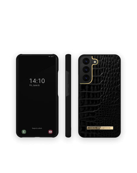 Samsung Galaxy S22 Neo Noir Croco - Melna