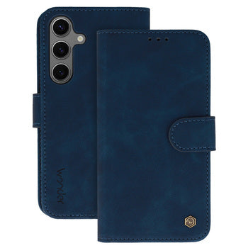 Viedtālruņa atveramais maciņš Samsung Galaxy S26 Plus Wonder Prime Case - Zila