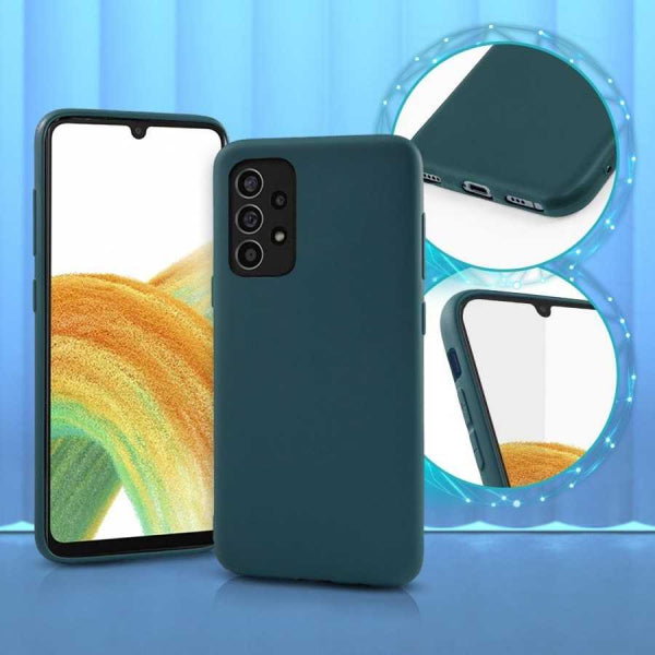 Viedtālruņa aizmugurējais vāciņš Samsung Galaxy A20e Matt TPU - Meža zaļa