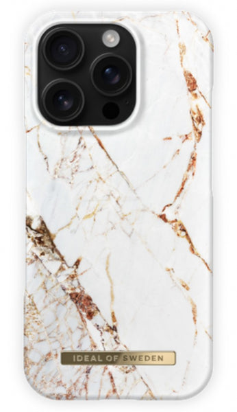 Viedtālruņa aizmugurējais vāciņš Apple iPhone 16 Pro Max Carrara - Balta,Zelta,Ar Dizainu