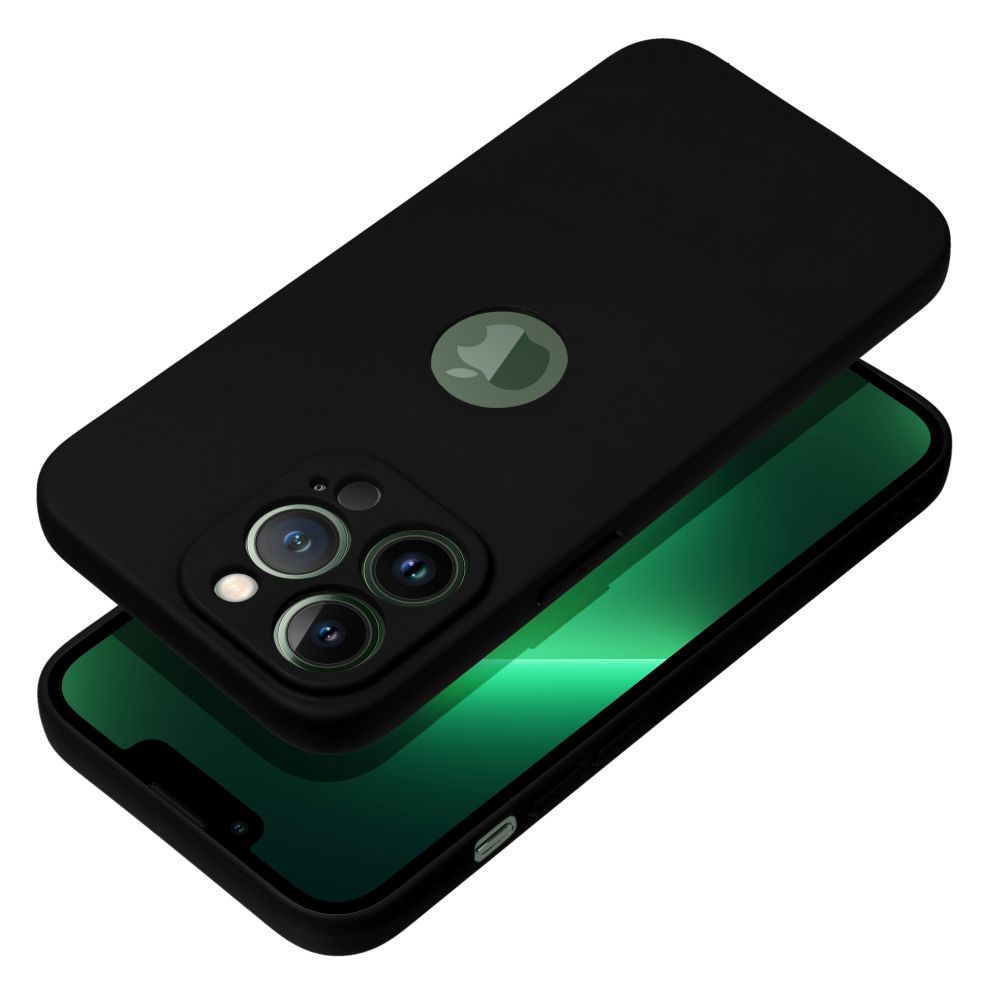 Viedtālruņa aizmugurējais vāciņš Apple iPhone 13 Pro Soft case - Melna