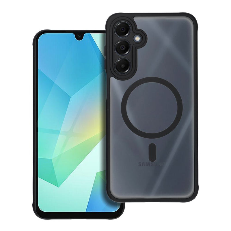 Viedtālruņa aizmugurējais vāciņš Samsung Galaxy A16 Full Matte Mag - Melna