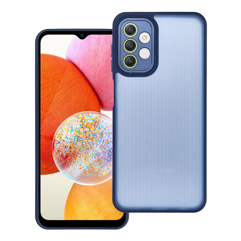 Viedtālruņa aizmugurējais vāciņš Samsung Galaxy A13 Variete - Zila,Caurspīdīga