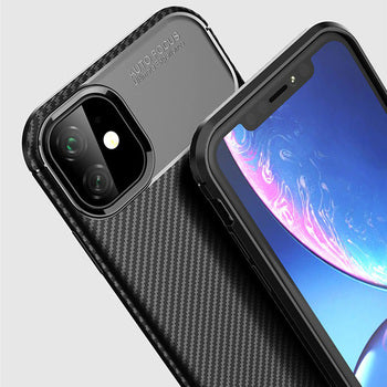 Viedtālruņa aizmugurējais vāciņš Samsung Galaxy A32 Carbon Elite - Melna