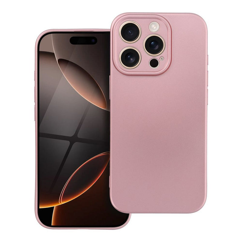 Viedtālruņa aizmugurējais vāciņš Apple iPhone 16 Pro Metallic - Rozā