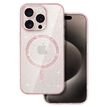 Viedtālruņa aizmugurējais vāciņš Apple iPhone 12 Glitter Mag - Dažādās krāsās