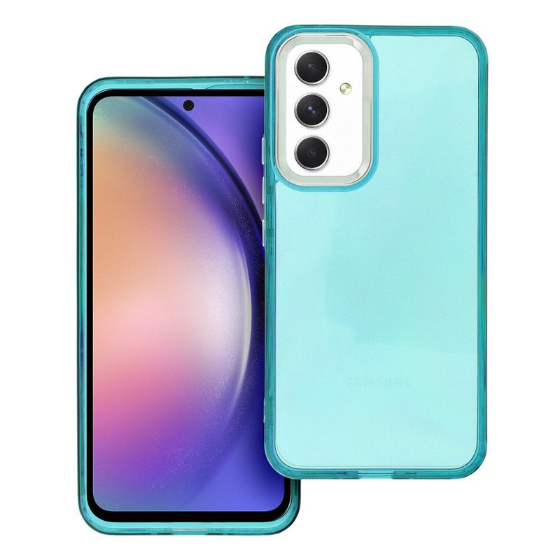 Viedtālruņa aizmugurējais vāciņš Samsung Galaxy A54 Pearl - Zila