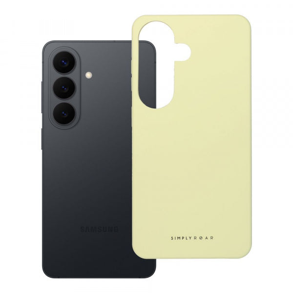 Viedtālruņa aizmugurējais vāciņš Samsung Galaxy S26 Cloud Skin - Dzeltena