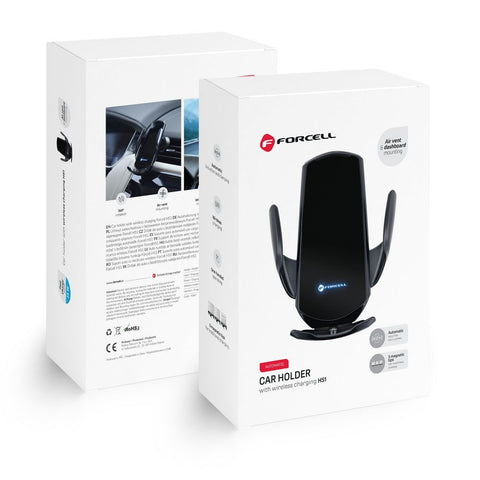 Автодержатель Car Holder Car Holder With Wireless Charging Automatic Sensor 15W - Чёрный