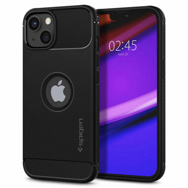 Viedtālruņa aizmugurējais vāciņš Apple iPhone 13 Mini Rugged Armor - Melna
