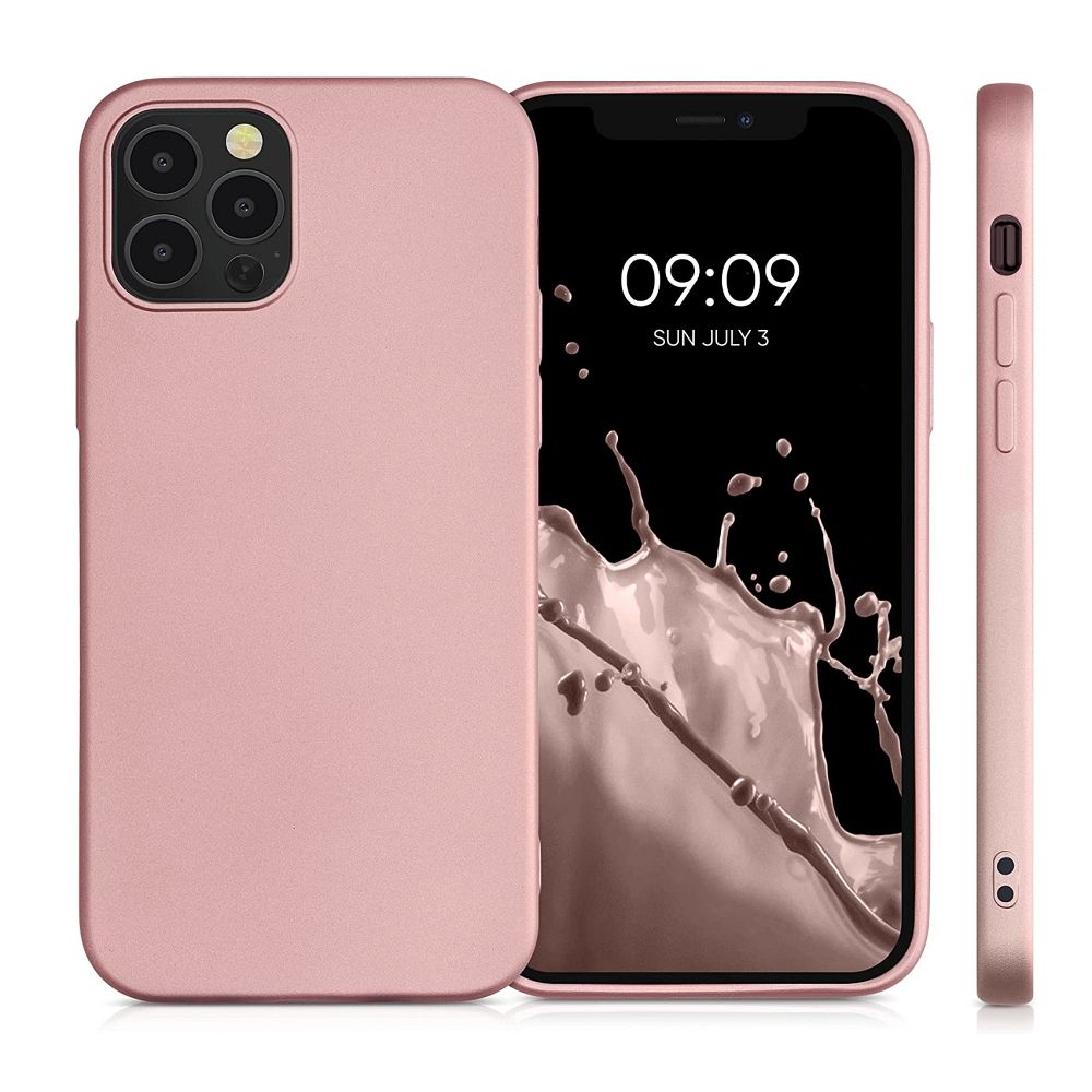 Viedtālruņa aizmugurējais vāciņš Apple iPhone 15 Pro Max Metallic case - Rozā