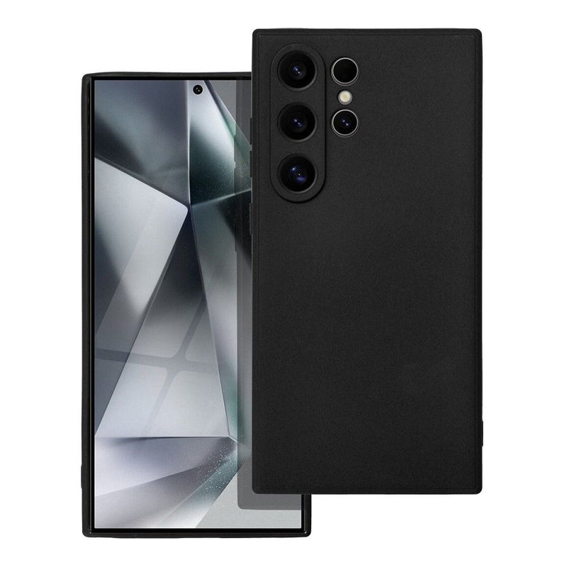 Viedtālruņa aizmugurējais vāciņš Samsung Galaxy S24 Ultra Soft Case - Melna