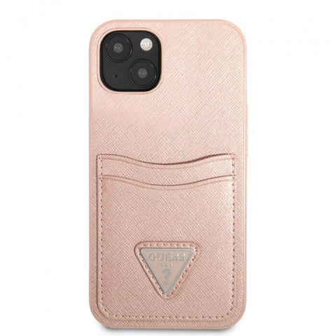 Viedtālruņa aizmugurējais vāciņš Apple iPhone 15 Triangle Collection - Rozā