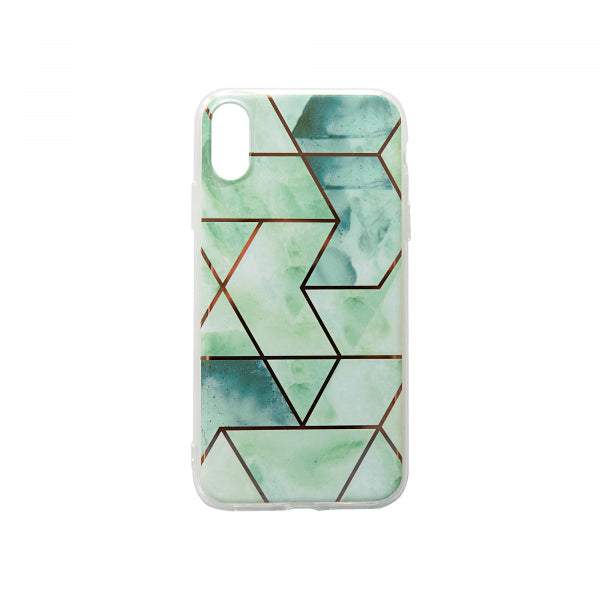Viedtālruņa aizmugurējais vāciņš Apple iPhone X Geometric Marmur - Dažādās krāsās